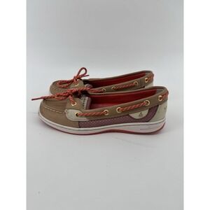 Sperry Top-Sider 9266032 Angelfish Tan coral  Boat Shoe Women's Sz 7.5M